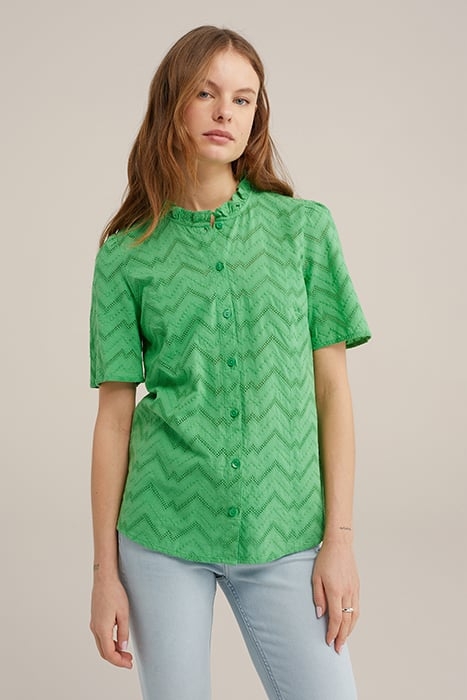 BLOUSE BRIGHT GREEN 1