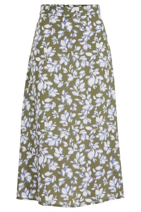 SKIRT MEDIUM LENGTH OLIVE GREEN 4