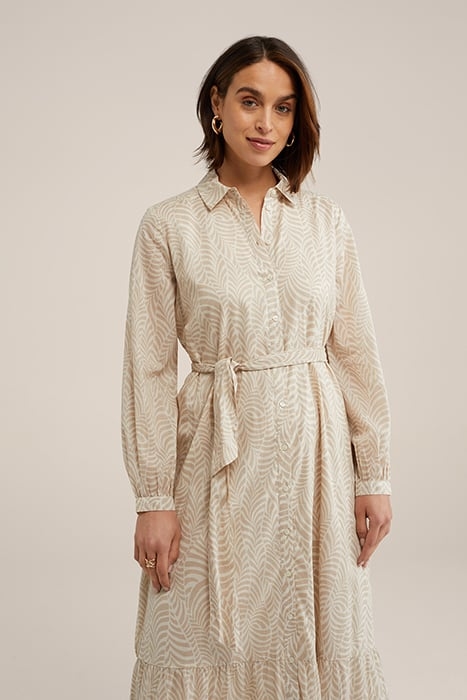 DRESS MID LENGTH BEIGE 5