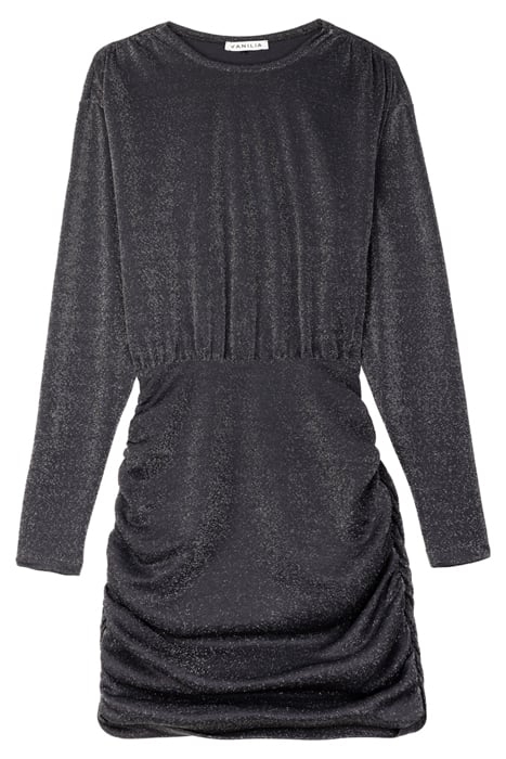 FESTIVE GLITTER DRESS BLACK 3