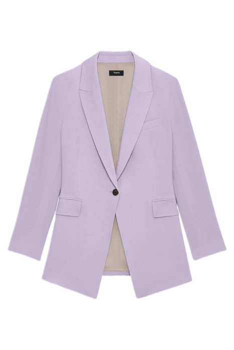ETIENNETTE BLAZER IN GOOD WOOL LILAC SKY 2