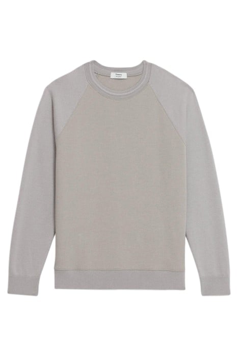 SCUBA-WOOL COMBO SWEATSHIRT CALCITE 2