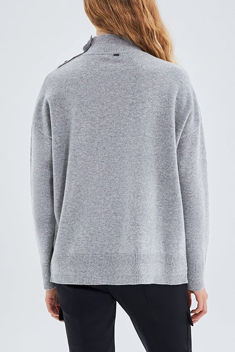 GREY SKI-STYLE JACQUARD KNIT SWEATER GREY 2
