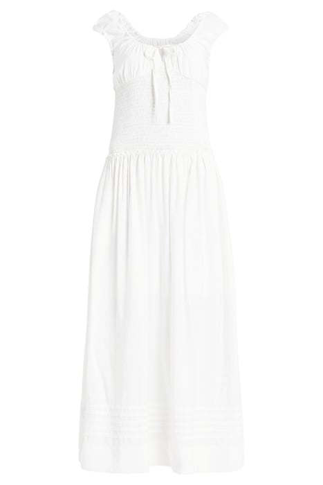 ELIZA MAXI DRESS CHALK WHITE 3