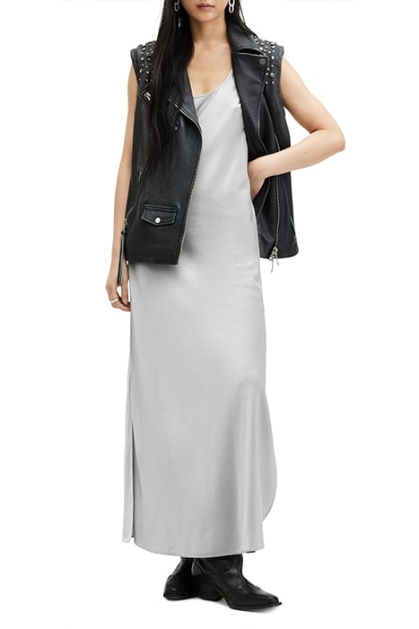 LISA DRESS DARK SILVER 3