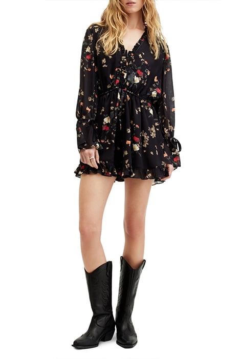 DARIA KORA PLAYSUIT BLACK 1