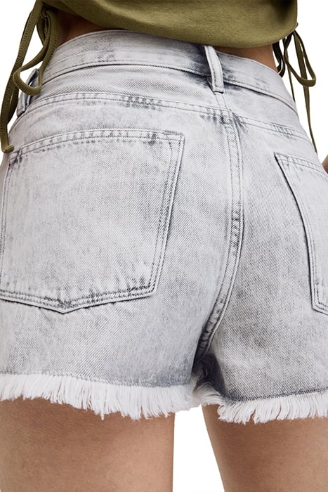 HEIDI DENIM SHORT SNOW GREY 7