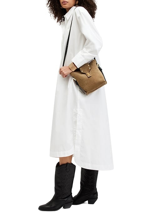 IMOGEN SHIRT DRESS CHALK WHITE 5