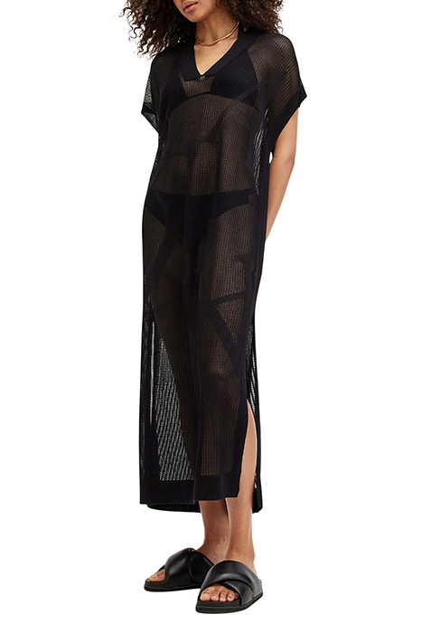 A STAR MESH DRESS BLACK 5