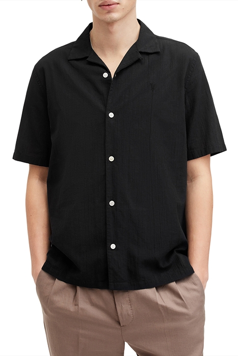 VALLEY SS SHIRT JET BLACK 1