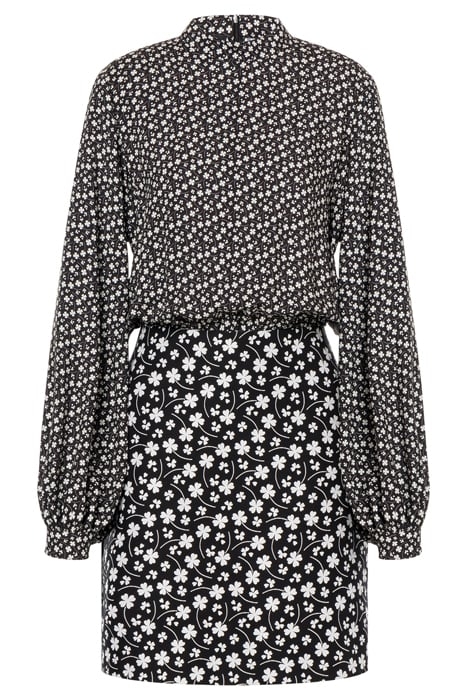 FOUR LEAF CLOVER ALL OVER DRESS BLACK 3