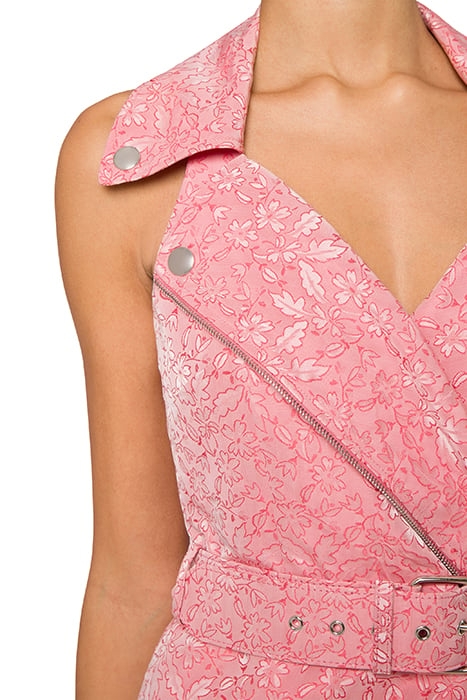 FLORAL JACQUARD DRESS PINK 4