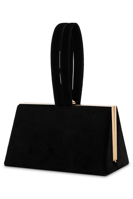 GILT WITHOUT GUILT VELVET HANDBAG BLACK 3