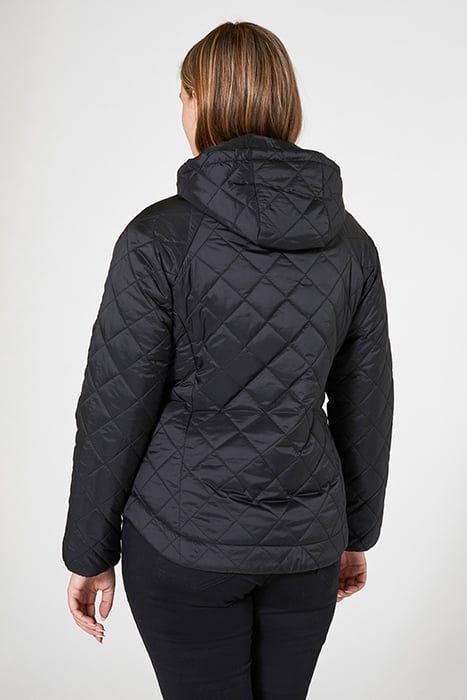 LIGHTWEIGHT QUILTED DOWN JACKET BLACK 2