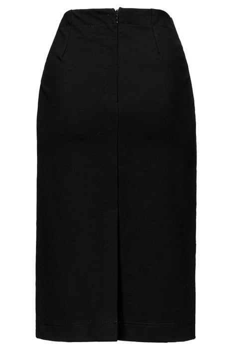 GRANDE GONNA PELLE BIMATERIALE BLACK 2