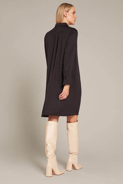 CHEMISIER DRESS WITH SASH BLACK 3