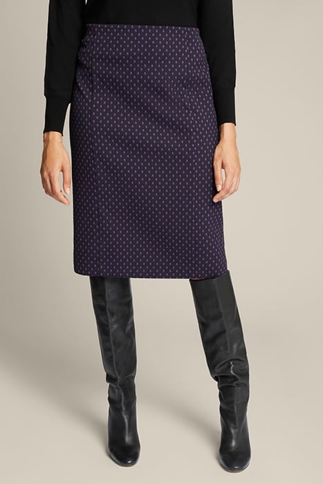 STRETCH JACQUARD FABRIC SKIRT 3