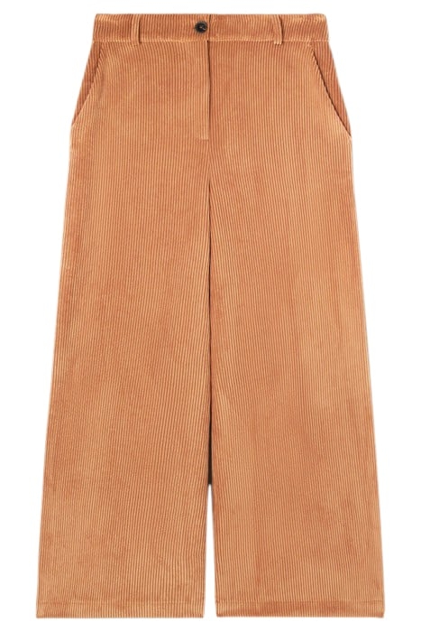 CORDUROY PALAZZO TROUSERS ORANGE 3