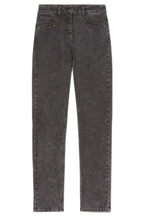 SKINNY JEANS WITH STUDS BLACK 3