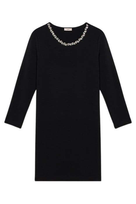 Plush dress with jewel embroidery 3