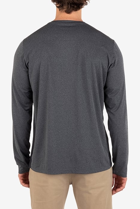 H2O-DRI EASTON FASTLANE LONG SLEEVE BLACK HEATHER 2