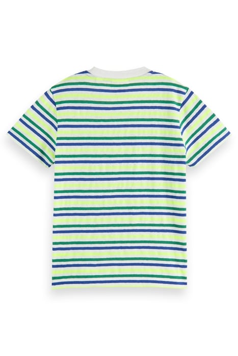 RELAXED-FIT YARN-DYED STRIPE COTTON-LINEN BLEND T-SHIRT OFF 2
