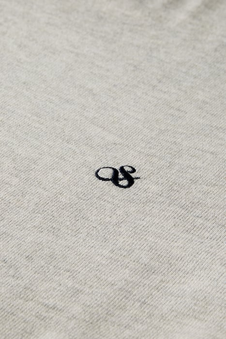 ESSENTIALS - CLASSIC CREWNECK BONE WHITE MELANGE 3