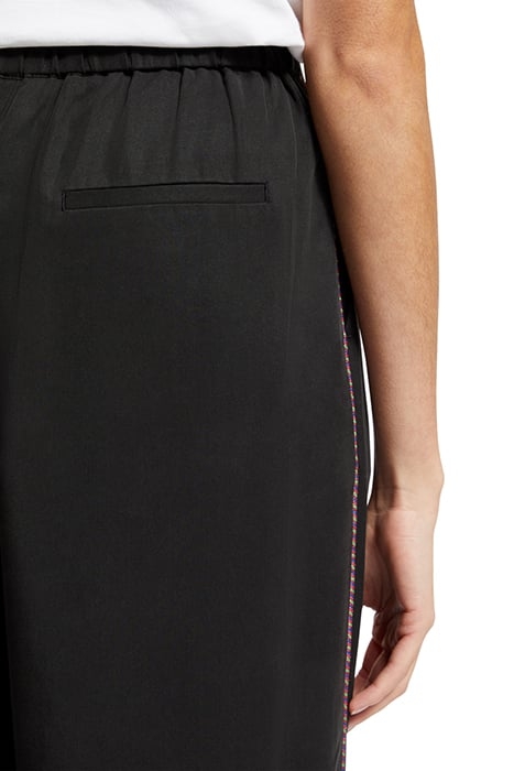 ELENI MULTICOLOUR PIPING PYJAMA PANT EVENING BLACK 6