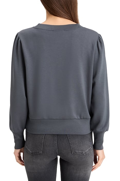 RUCHED YOKE SEAM MODAL SWEATSHIRT ANTRA 2