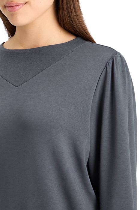 RUCHED YOKE SEAM MODAL SWEATSHIRT ANTRA 7