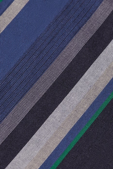 MULTICOLOUR STRIPED FINE COTTO BLACK MULTI STRIPE 8