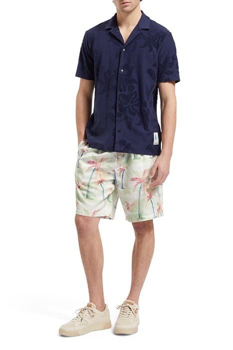 TWILT - PRINTED PLEATED BERMUD PALMTREE HAWAII AOP 3