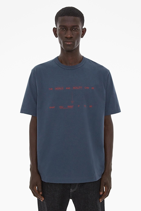 OUTER SP TEE COTTON PRUSSIAN BLUE 1