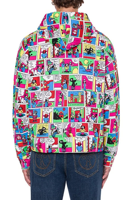 MOSCHINO COMICS HOODIE MULTICOLOR 2