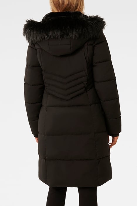 GRACE LONGLINE PUFFER COAT BLACK 2