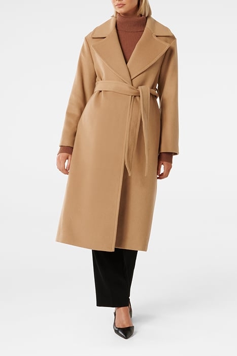 PRIYA WRAP COAT CAMEL 1