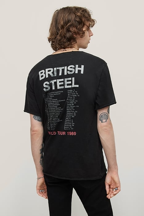 SS RAW EDGE TEE VINTAGE WASH - JUDAS PRI BLACK 2