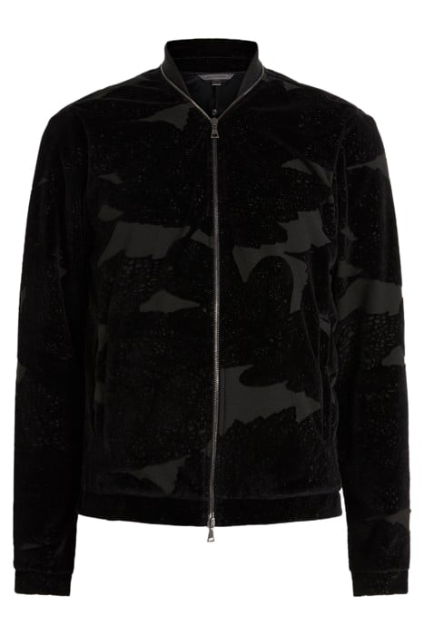 HOWELL REGULAR FIT LINER JACKET WITH BUR BLACK 1