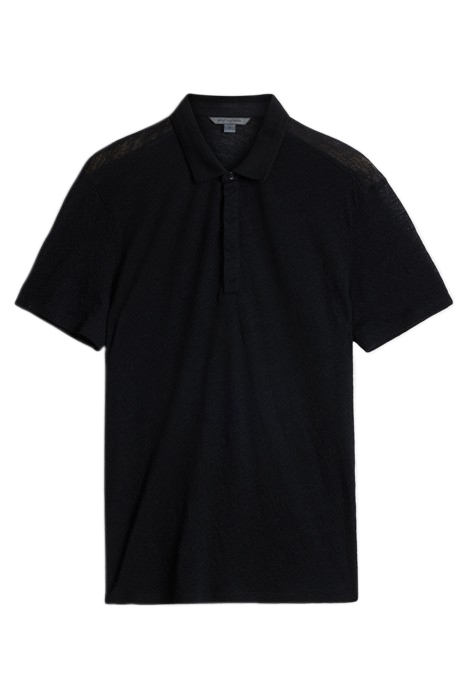 IRWIN REGULAR FIT SS POLO WITH TEXTURE BLACK 2