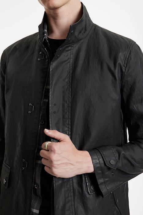 ZIP AND H B CLOSURE OUTERWEAR WITH MULT BLACK 3