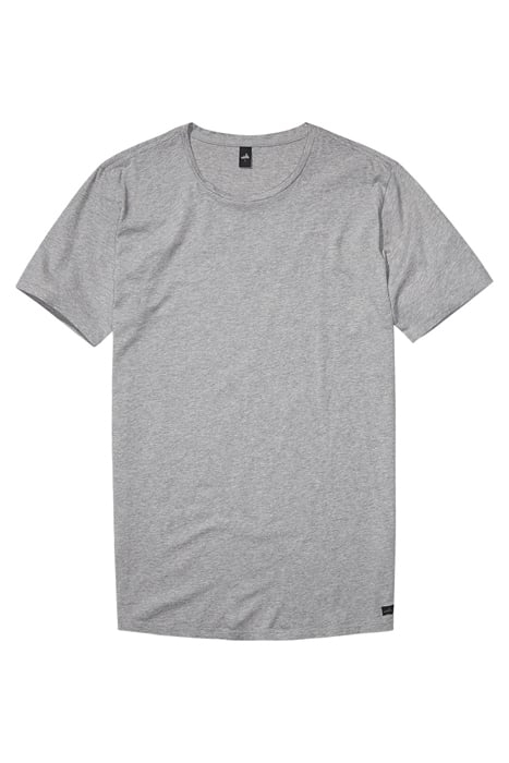 WOODS | CREW NECK T-SHIRT LIGHT MARL GREY 1