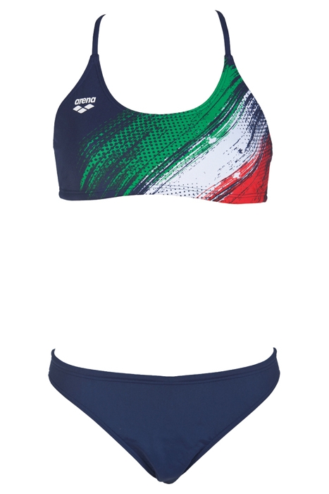 W ITALY FIN TWO PIECES NAVY-ROYAL 1