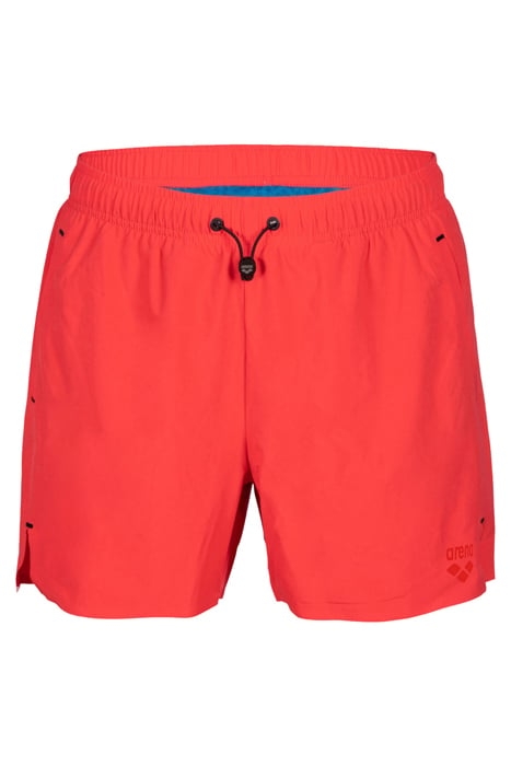 MEN'S ARENA EVO BEACH SHORT SOLID FLUO RED 4