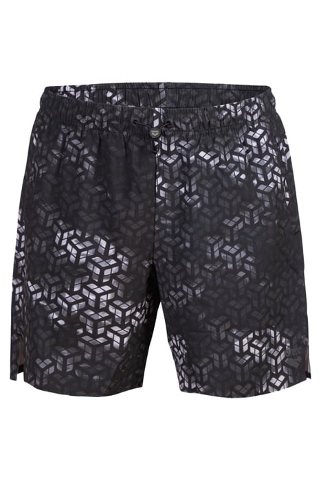 MEN'S ARENA EVO BEACH BOXER AO BLACK-GREY MULTI 4