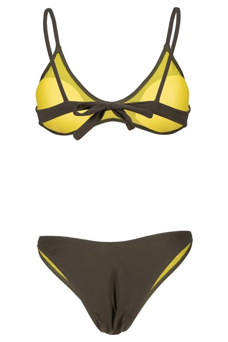 WOMEN'S ARENA SOLID BIKINI TRIANGLE DARK OLIVE 5