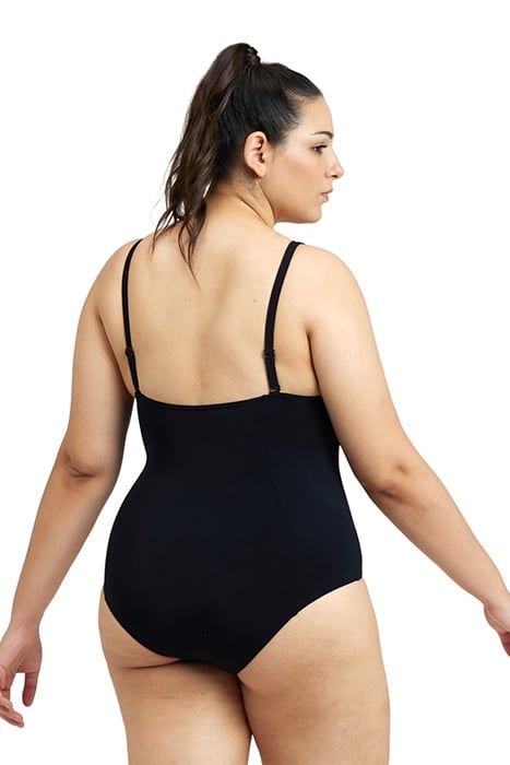 W ISABEL LIGHT CROSS BACK ONE PIECE PLUS BLACK-ROSE VIOLET 2