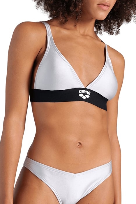 WOMEN'S ARENA BICOLORE ELASTIC TRIANGLE SILVER 4