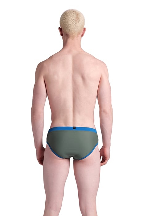 MEN'S ARENA CLASSIC SWIM BRIEF SAGE-BLUE COSMO 2