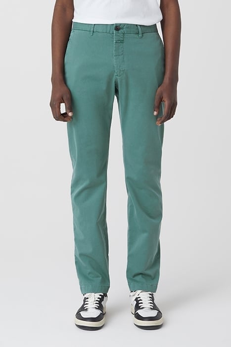 CLIFTON SLIM PANTS DARK JADE 1