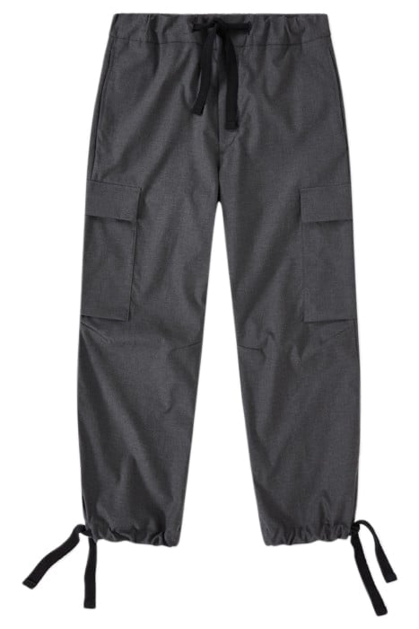 FREEPORT WIDE PANTS DARK GREY MELANGE 4